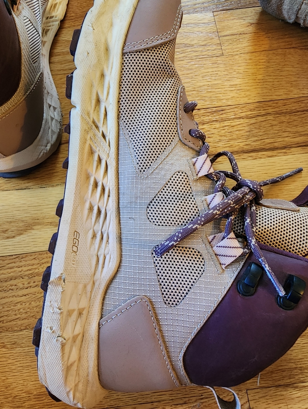 Altra Womens Timp 5 GTX Hiker Boots Size 9 Taupe Pink Outdoors Hiking Granola - Picture 4 of 11